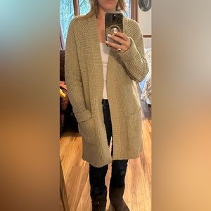 Patagonia long line open front cardigan